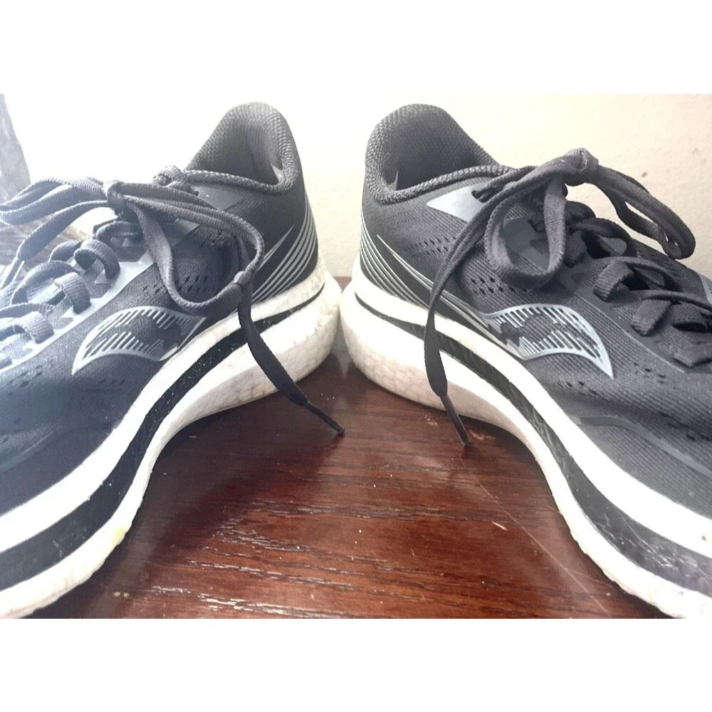 Saucony Endorphin Pro Women's Running Shoes Silver/Black/White, Size 8.5